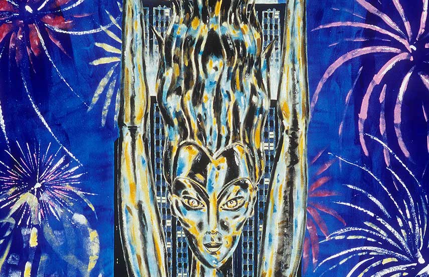 Historical, Blue Manhattan &copy;2011 Martin Berkovitz